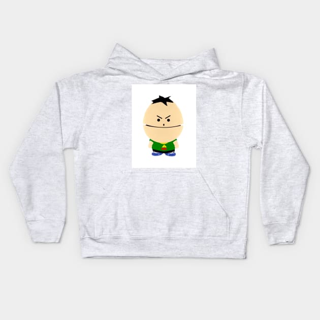 Angry Ike - South Park Kids Hoodie by Xanderlee7